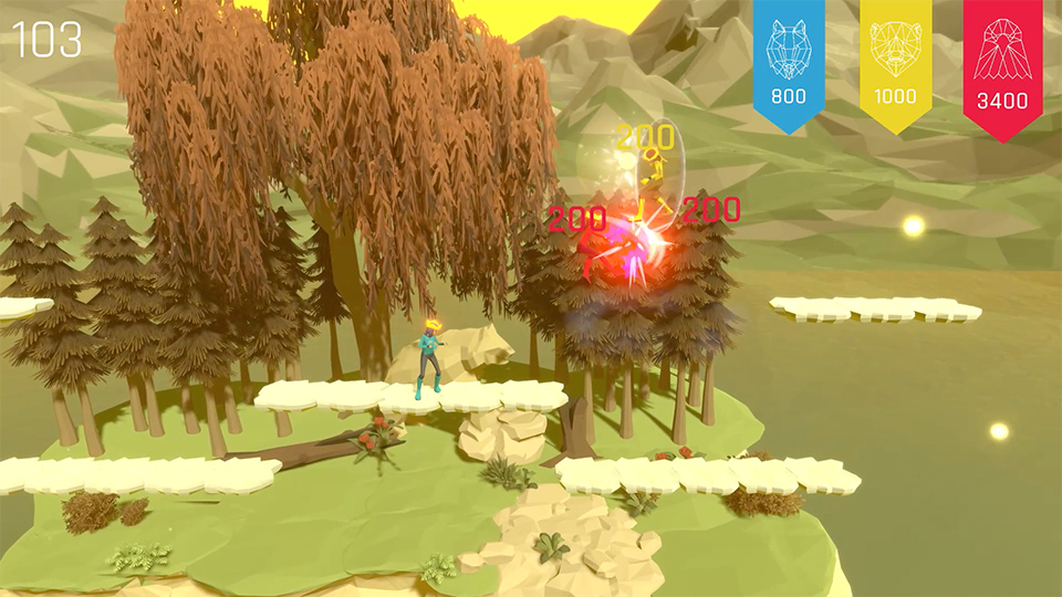 Gameplay still from the Strength game in DanTDM's The Contest arena tour